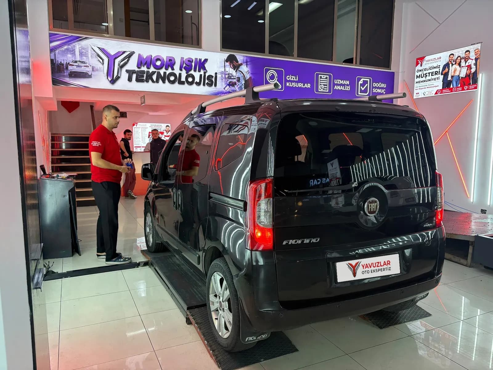 Bağcılar Oto Ekspertiz — ticari aracın kontrol hattına kabulü